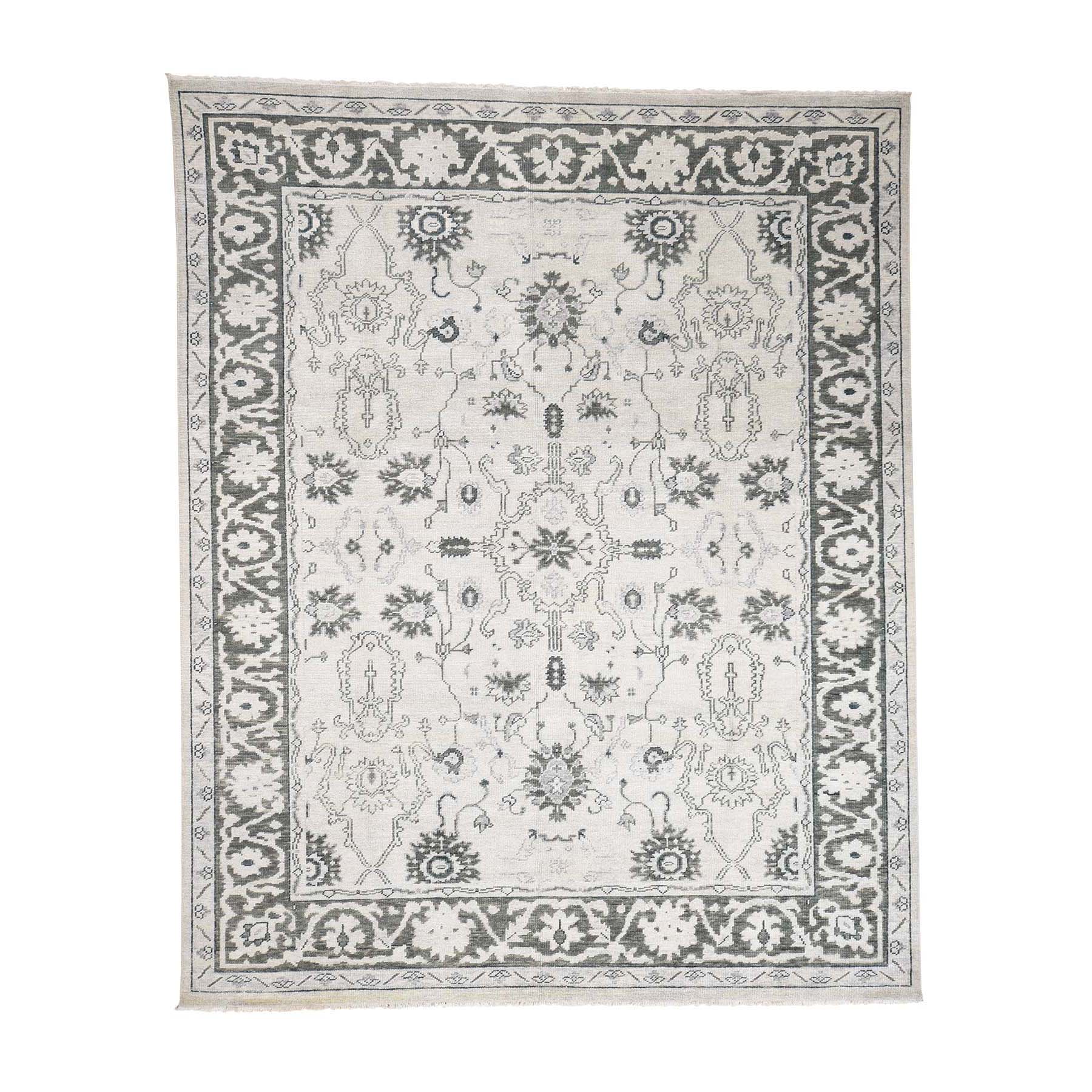 oushak and peshawar rugs LUV351315